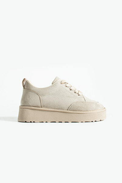 Sira Official Orin Beige Suede Sneakers