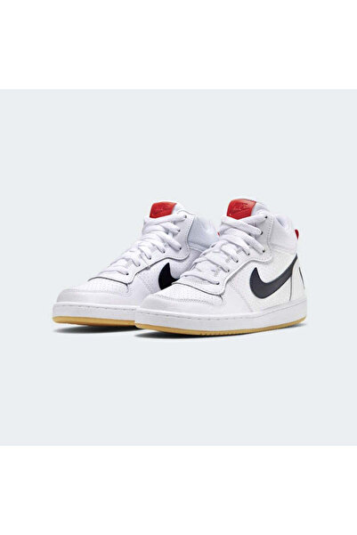 Nike Court Borough Mid Juniors' White Trainers 839977 107