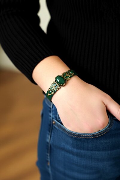 LADYMİRAGE Real Leather Natural Leather Bracelet