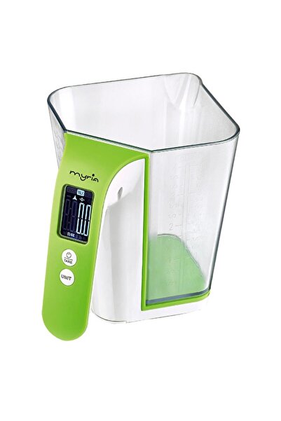 MyRia Cantar de bucatarie MY4466, 2kg, alb-verde