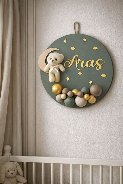Bonika Bubble Teddy Bear Baby Door Ornament - Hospital Door Ornament