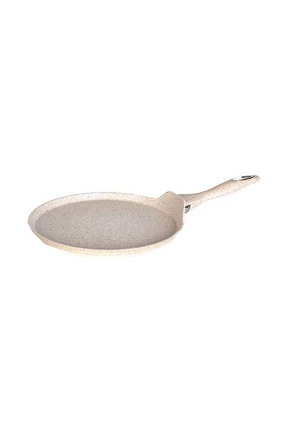 MyRia Marbled pancake pan MY4411, 28cm, aluminum alloy, cream