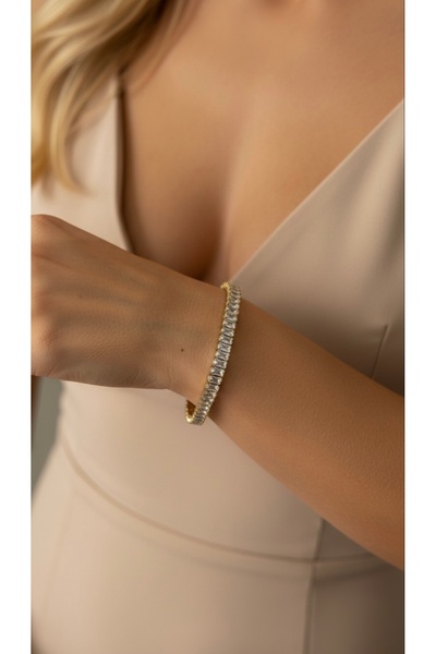 İNN JEWELLERY Steel Bracelet Anti-Tarnish Anti-Allergic Waterway Figure (2 Ye...