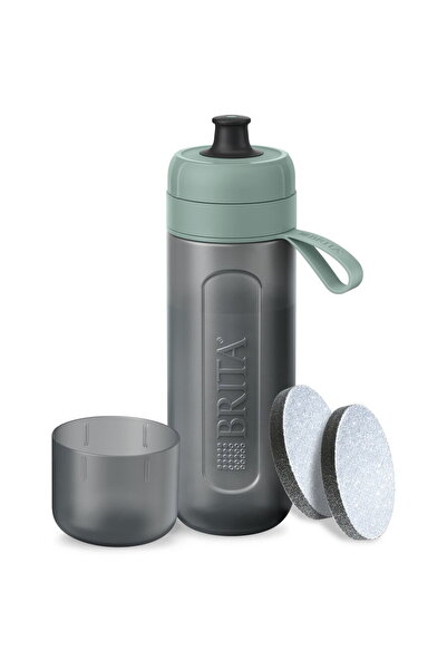 BRITA Sticla filtranta Plastic, Verde, 600 ml, cu 2 filtre