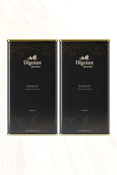 Olyvian Gourmet Edremit Cinsi 5 L x 2 Adet Doğal Natürel Sızma Zeytinyağı