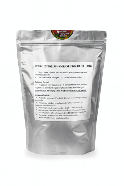 WTR "e-Atakhavuz "stabilizatörlü %56 Granül Toz Klor 1kg - Havuz / Su Dezenfe...