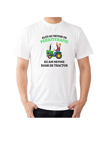 Bee Funky T-shirt Others need psychotherapy I just need a tractor