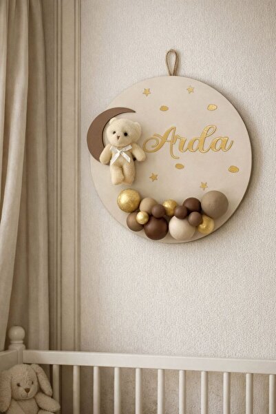 Bonika Bubble Teddy Bear Baby Door Ornament - Hospital Door Ornament