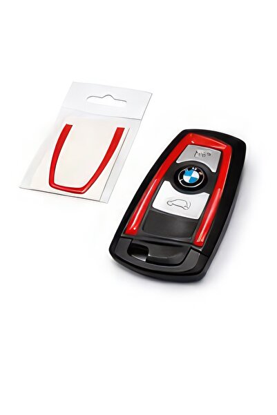 Damla Etiket إطار مفتاح بي إم دبليو ملصق إيبوكسي أحمر / أزرق / أسود