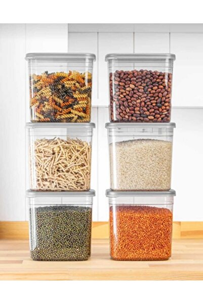 CELSEN HOME 6 Pieces 12 Pieces Rectangular 2 Liter Food Storage Container Set...