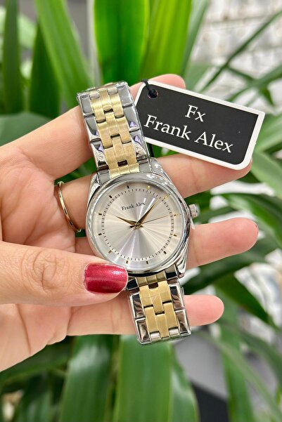 Frank Alex Çelik Kordon Su Geçirmez Garantili Kadın Kol Saati