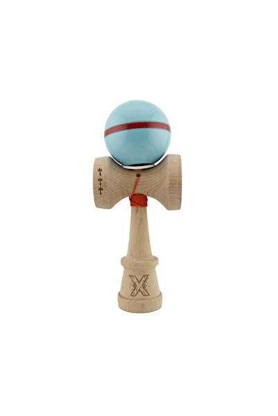 Berbis Kendama X Silken Originala, Albastru, Cupe Mari King Size, Super Sticky, Gaura in Baza, Ata 55cm