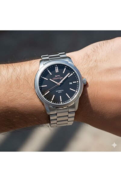 Slazenger Erkek Japon Otomatik (8215) Mekanizma Kol Saati | 43 mm Çelik Kasa,...