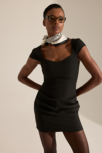 BETTY & SAM Bologna Siyah Mini Elbise