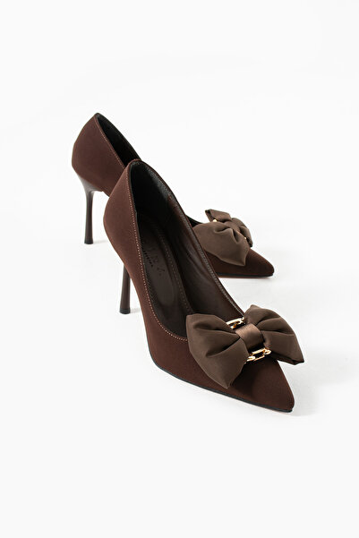Sira Official Riva Brown Stiletto Heeled Shoes