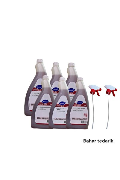 Diversey Suma Grill D9 Ağır Yağ Çözücü Fırın Temizleyici 750 Ml X 6 Adet