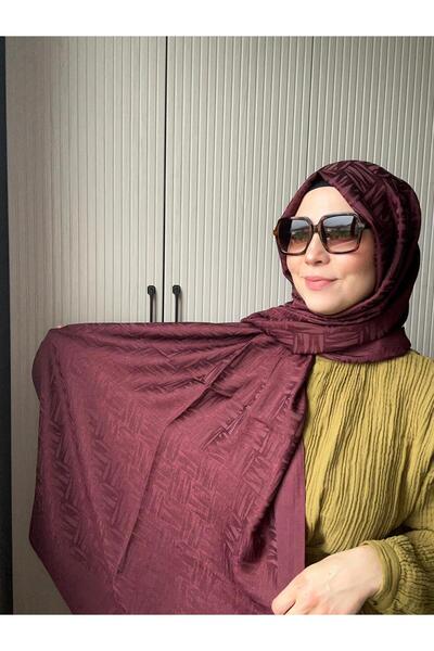HAREM SCARF Noura Scarf Elisa Şal Koyu Bordo