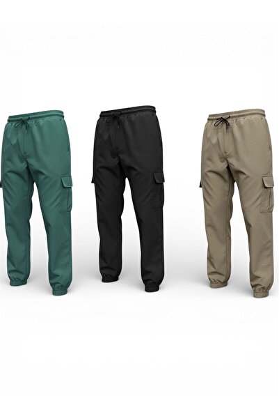SEWANO 3-Piece Unisex Woven Cargo Pants