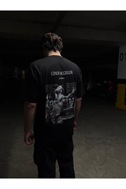 AOTWEAR Oversize unisex Conor McGregor Baskılı T-shirt