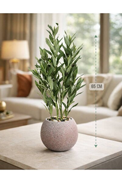 MARINO Artificial olive tree, 65 cm, brown pot