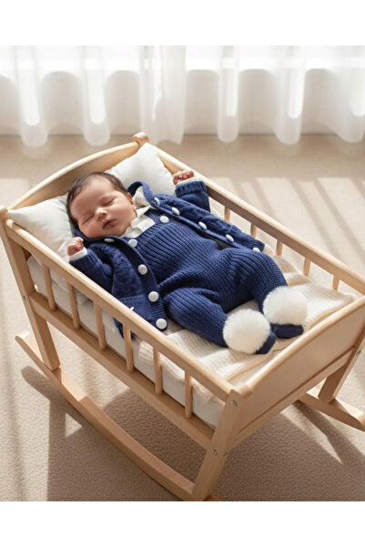 Nipperland 6-9-12-18 AY TRİKO UNISEX BEBEK HIRKALI VE SALOPETLİ TAKIM