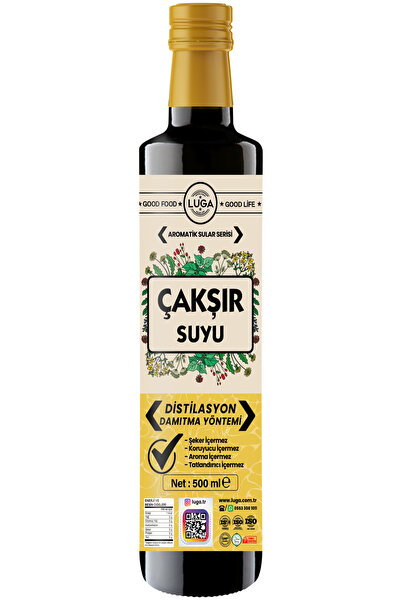Luga Çakşır Suyu 500 ml - Damıtılmış Distilasyon, % 100 Saf ve Doğal, Katkısı...