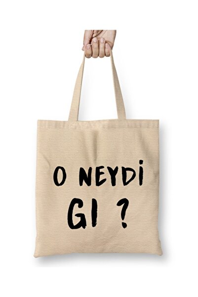 Toyaso What Is It? Funny Saying White Cloth Bag Long Handle Shopping Bag Beach Bag