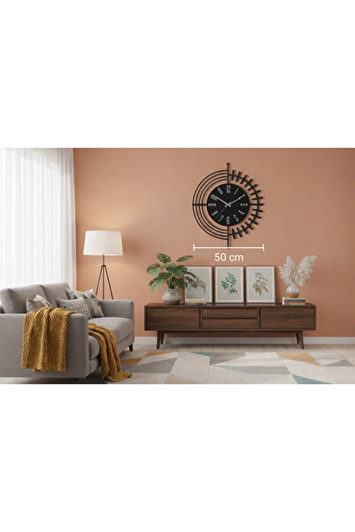 Ayaz Steel Art Dekoratif Metal Duvar Saati