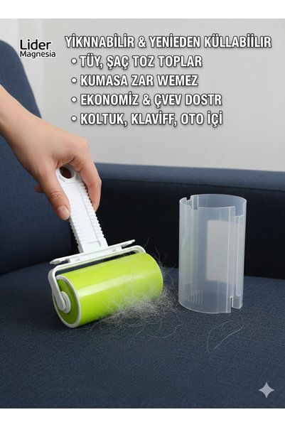 Bella House VALJAK ZA KOLEKCIJU PEROVA, MOŽE SE PRATI, SVETLO ZELENA