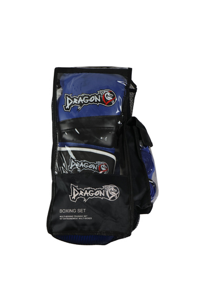 Dragondo Attack 6 Boxing Gloves Muay Thai Kick Boxing Gloves Set with Bandage Mouthguard and Carrying Bag
