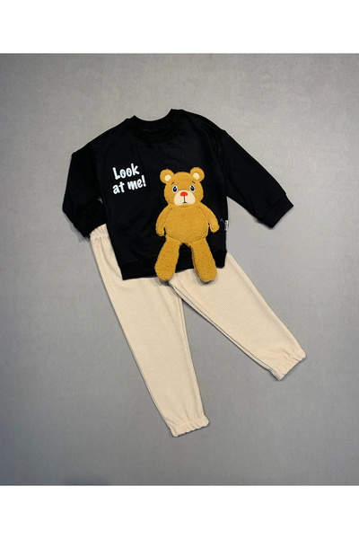 Marsilyan طقم أطفال مكون من قطعتين للفتيات والأولاد بعمر 2-3-4 سنوات