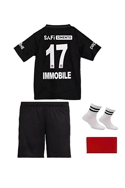 candy cup BE'Ş'İK'TA'Ş./2026 YENİ SEZON 17 numara ÇOCUK İÇ SAHA FORMASI 4LÜ S...