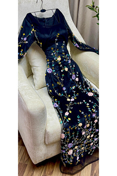 AREEJ FASHION فستان سهرة اسود