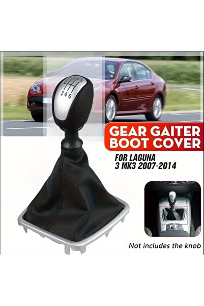 STİLİX GARAGE غطاء مقبض ناقل الحركة للسيارة لاجونا إم كيه 3 2007-2015 |   جلد...