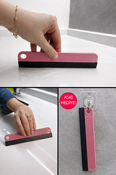 Emofom Mini Mutfak Tezgah Üstü Silecek (ASKI HEDİYELİ) Cam Sileceği Çekpas Çekçek Banyo Sileceği