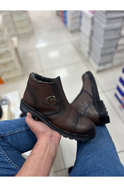 KILIÇ Men's Boots with Non-Slip Rubber Soles and Wool Injection Inside
