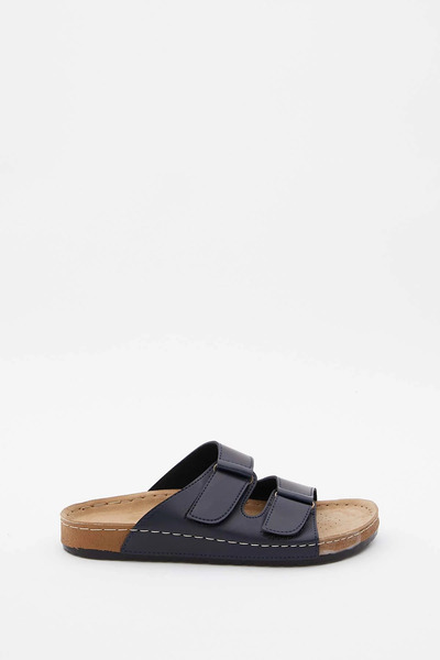 PAULMARK شبشب منزلي يومي للرجال مزود بشريط فيلكرو مزدوج – تصميم مريح وعصري قابل للتعديل