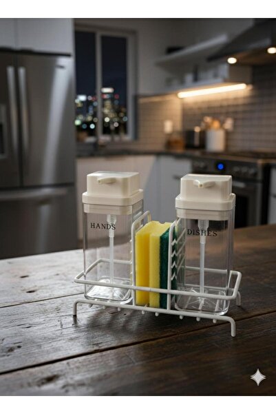 Kosova METAL STANDLI 2'Lİ SIVI SABUNLUK