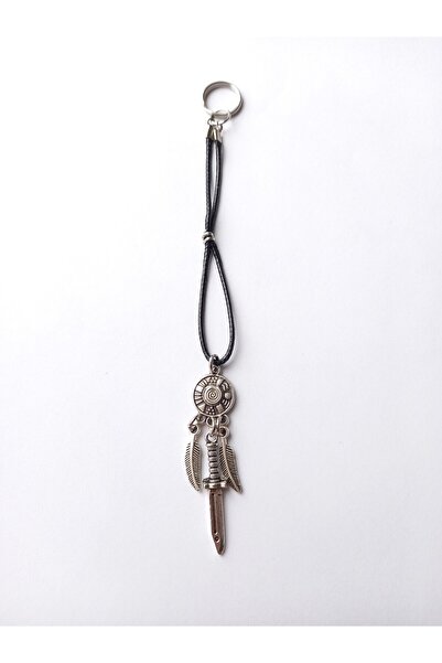 escoines koleksiyon Escoines Shield and Feather Motif Knife Figured Metal Key...