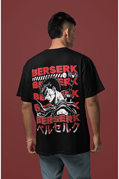 SEVBANO Design Berserk Guts Back Printed Unisex Oversized Anime T-Shirt