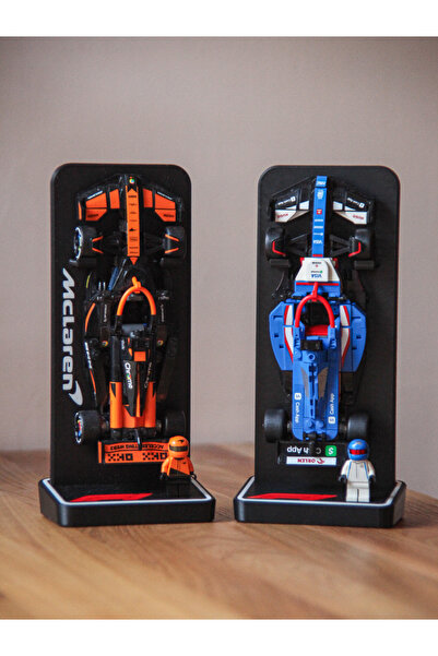 3Dklasiko 1 adet F1 Yarış Arabası Sergileme Standı | Yapı Oyuncak Speed Champ...