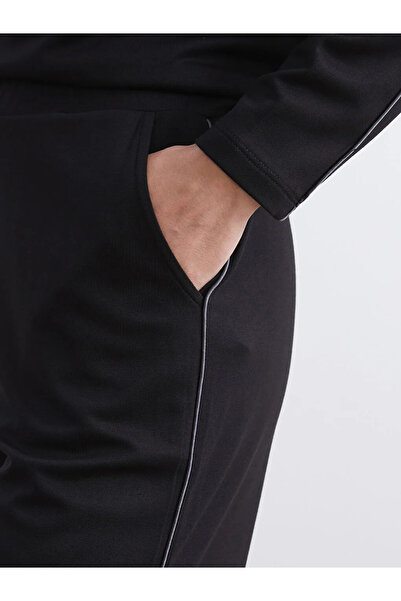 LC Waikiki Black Elastic Waist Women's Sweatpants