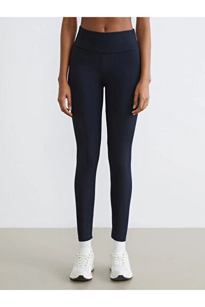 LC Waikiki Navy Blue High Waist Shaping / Sculpting Women's Sports Leggings