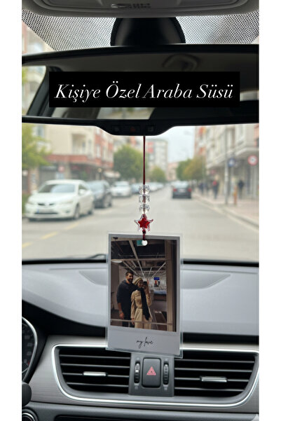 Sebu Kişiye Özel Fotoğraflı Araba Süsü