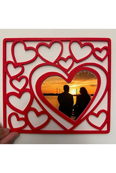 rengine إطار صور مزخرف بنمط قلب