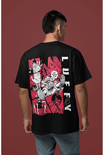 SEVBANO Dizajn majice One Piece Anime sa zadnjim printom Monkey D. Luffy, uni...