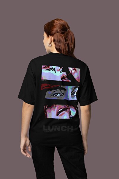 SEVBANO تي شيرت تصميم بيلي إيليش لونش مطبوع للجنسين قصة فضفاضة للمغنيين