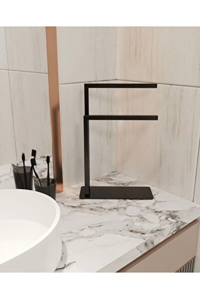 DECOLİN Dekoratif Metal Havluluk Lavabo Üstü El Havluluğu