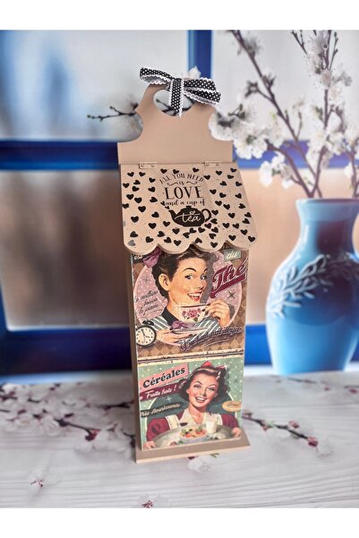 Bypinaryuksel Retro Patterned Bag Storage Box, Bag Holder