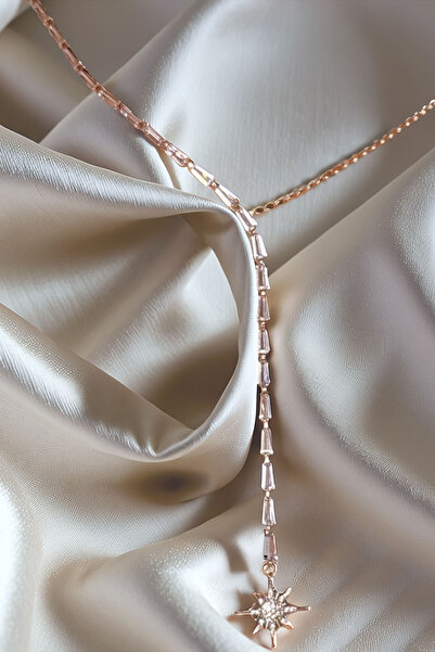 bacc Steel Zircon Stone Baguette Stone Y Women's Necklace Bcyj-251021